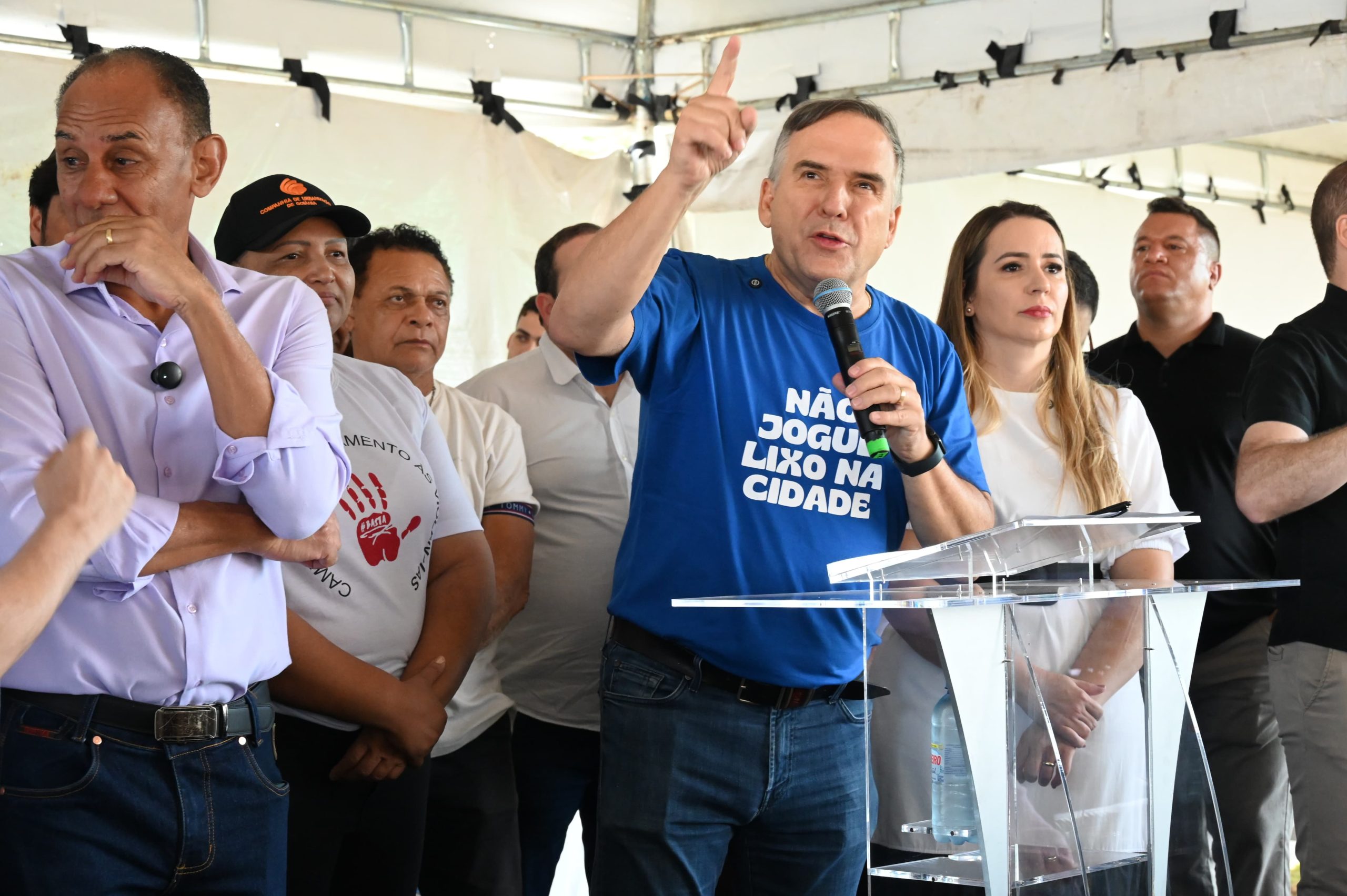 Prefeito Sandro Mabel anuncia programa de modernização da iluminação pública de Goiânia durante Mutirão dos 100 Dias