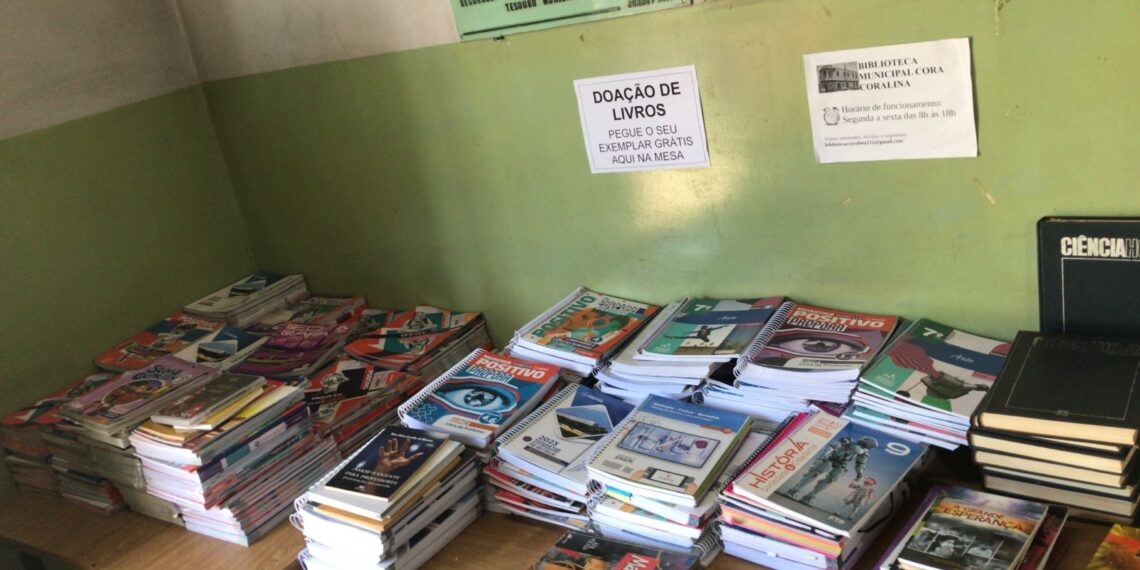Biblioteca Cora Coralina promove campanha para ampliar acesso à literatura