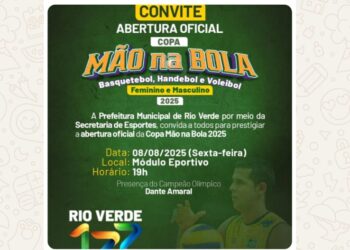 Copa Mão na Bola 2025 tem abertura oficial nesta sexta em Rio Verde