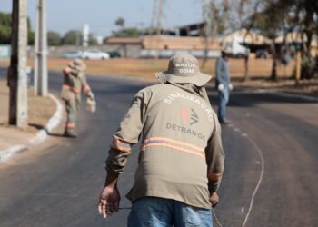 SMTA e Detran-Go iniciam nova etapa de revitalização da sinalização viária em Aparecida