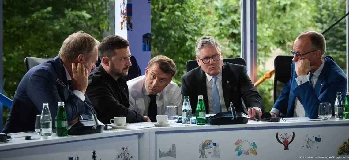 Líderes europeus se unem a Zelenski em encontro com Trump para discutir guerra na Ucrânia