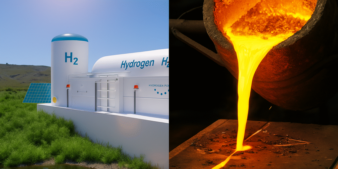 Hidrogênio verde abre caminho para produção sustentável de aço no Brasil