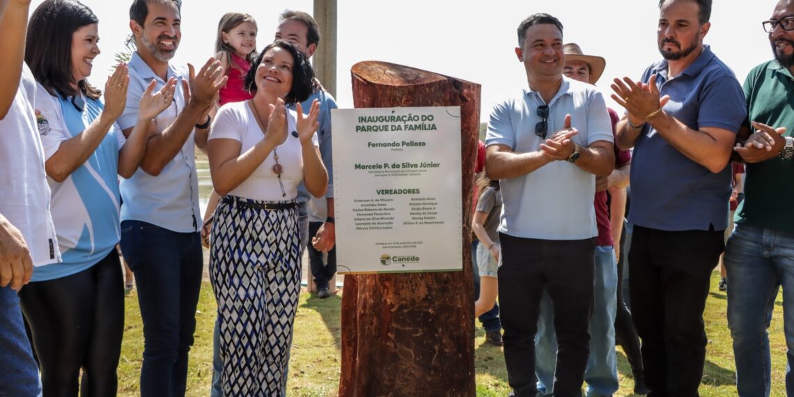 Parque da Família é inaugurado em Senador Canedo com estrutura voltada ao lazer e à convivência