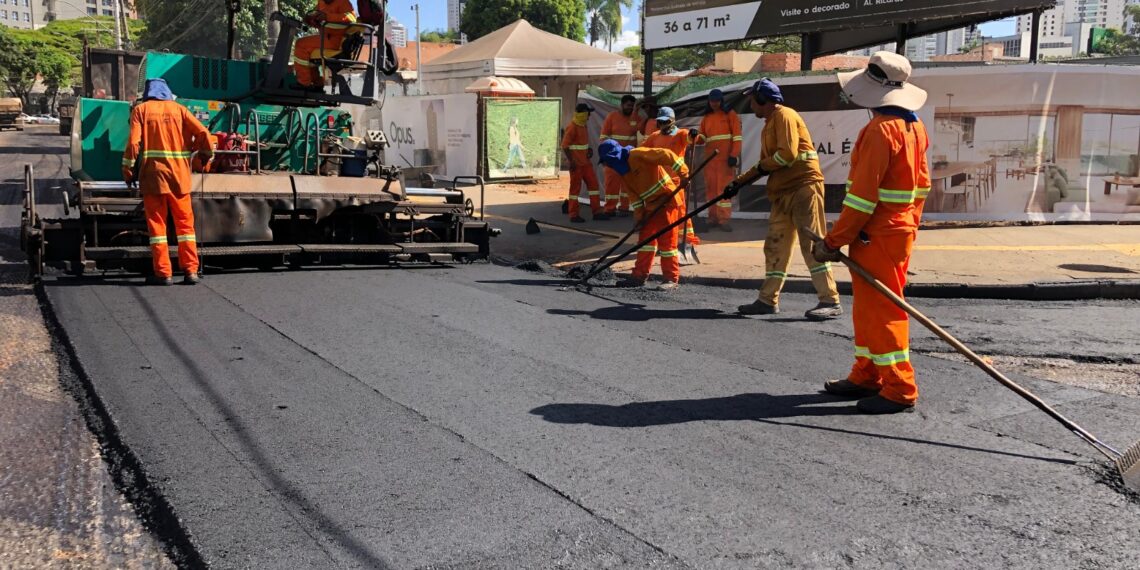 Prefeitura de Goiânia acelera recapeamento de 52 vias nos setores Marista e Oeste