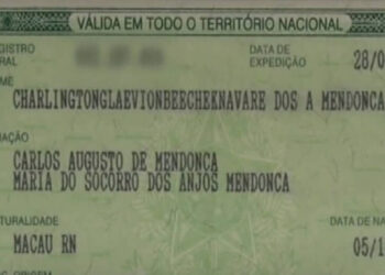 Brasileiro tem nome com 32 letras e enfrenta desafios no dia a dia