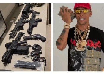 PF encontra arsenal de armas em mansão do influenciador Buzeira durante operação contra lavagem de dinheiro