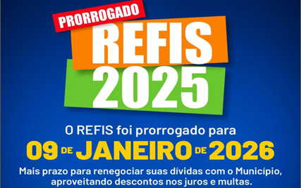 Prefeitura de Rio Verde prorroga refis 2025 até janeiro de 2026