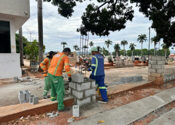 Prefeitura de Goiânia retoma obras de infraestrutura no Cemitério Parque com foco em acessibilidade e segurança