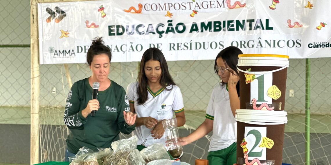 AMMA promove palestra sobre conscientização ambiental em escola pública de Senador Canedo