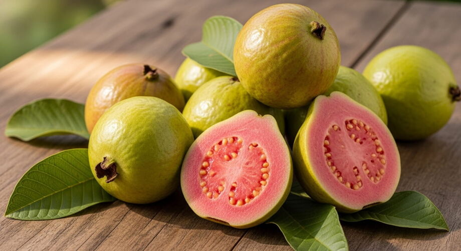 Goiaba supera laranja em vitamina C e é fonte de proteína, destacando-se em feiras