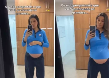 Grávida, narradora da Globo relata dificuldade com uniforme: “Não está fácil”