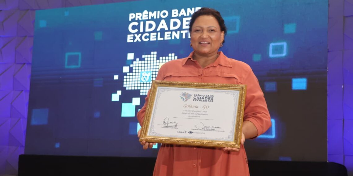 Goiânia conquista destaque nacional no Prêmio Band Cidades Excelentes