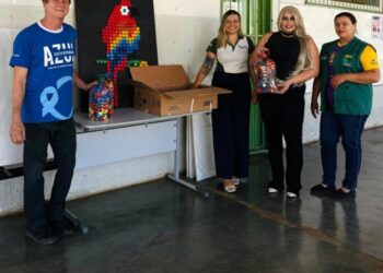 Projeto ambiental transforma tampinhas em arte e consciência ecológica em Senador Canedo