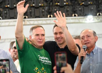 Sandro Mabel e Leandro Vilela reforçam parceria na abertura do Goiânia + Humana