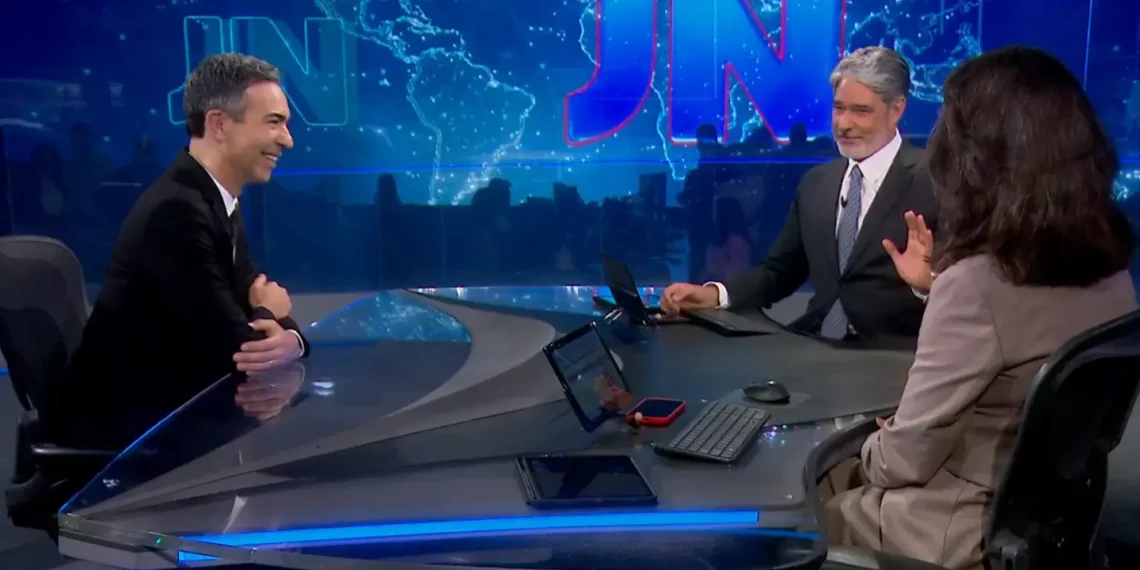 Despedida com emoção e profecia: o último ‘Boa Noite’ de William Bonner no Jornal Nacional