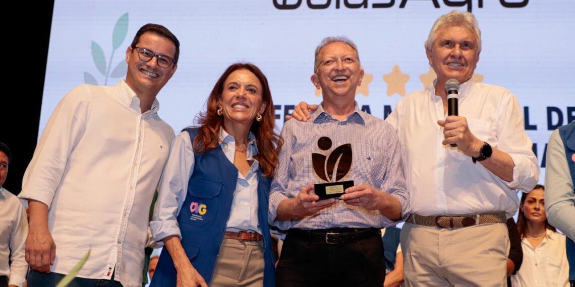 Aparecida de Goiânia recebe Prêmio Goiás Agro 2025 na categoria Meio Ambiente e Sustentabilidade