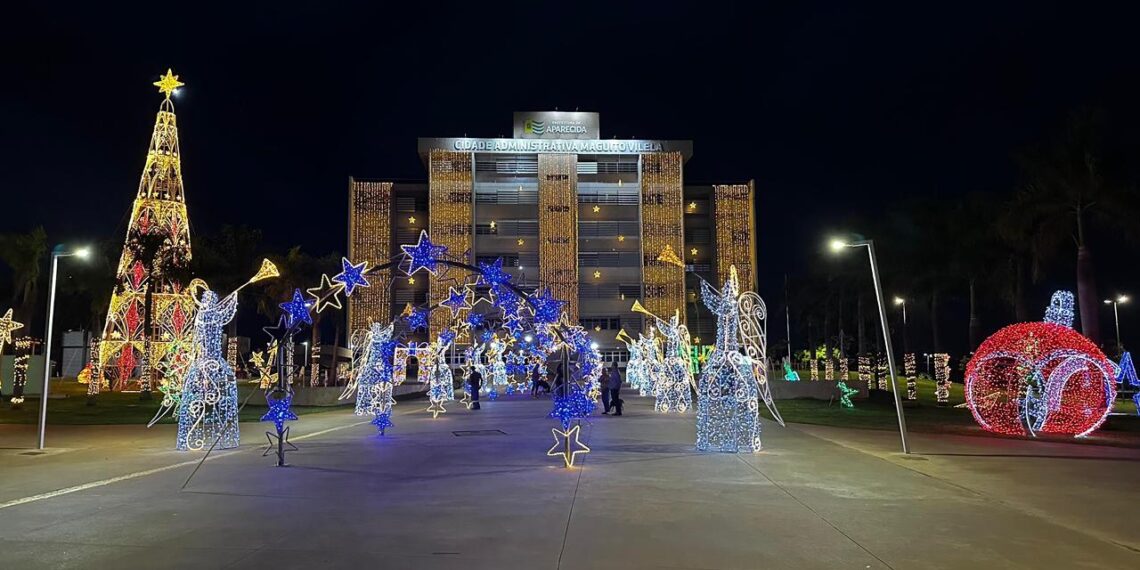 Mais de um milhão de pontos de luz iluminam o Natal Aparecida