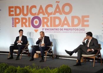 Mabel detalha avanços tecnológicos na educação de Goiânia durante encontro nacional em Brasília