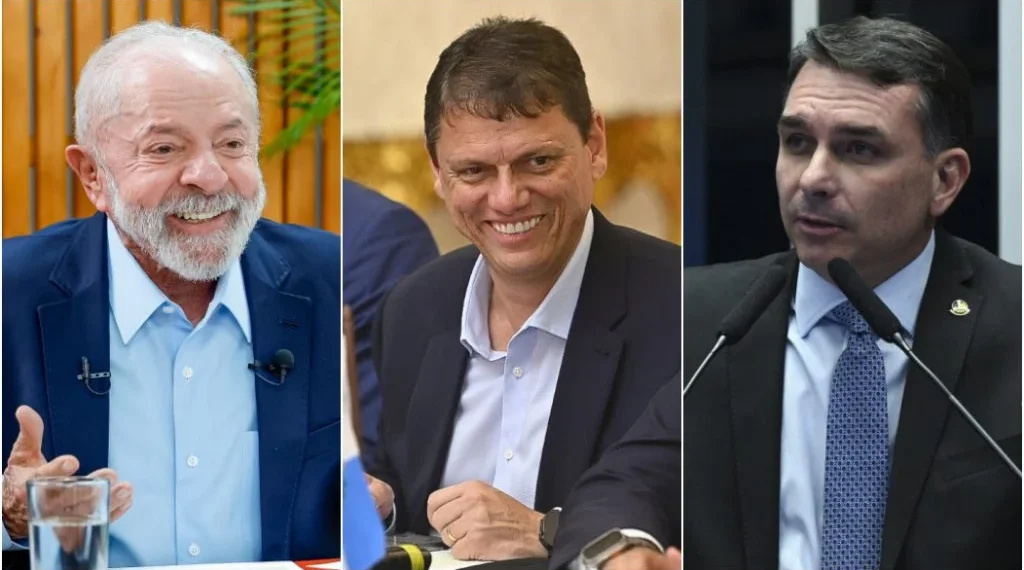 Pesquisa Quaest aponta Flávio Bolsonaro à frente de Tarcísio e mantém Lula favorito em 2026
