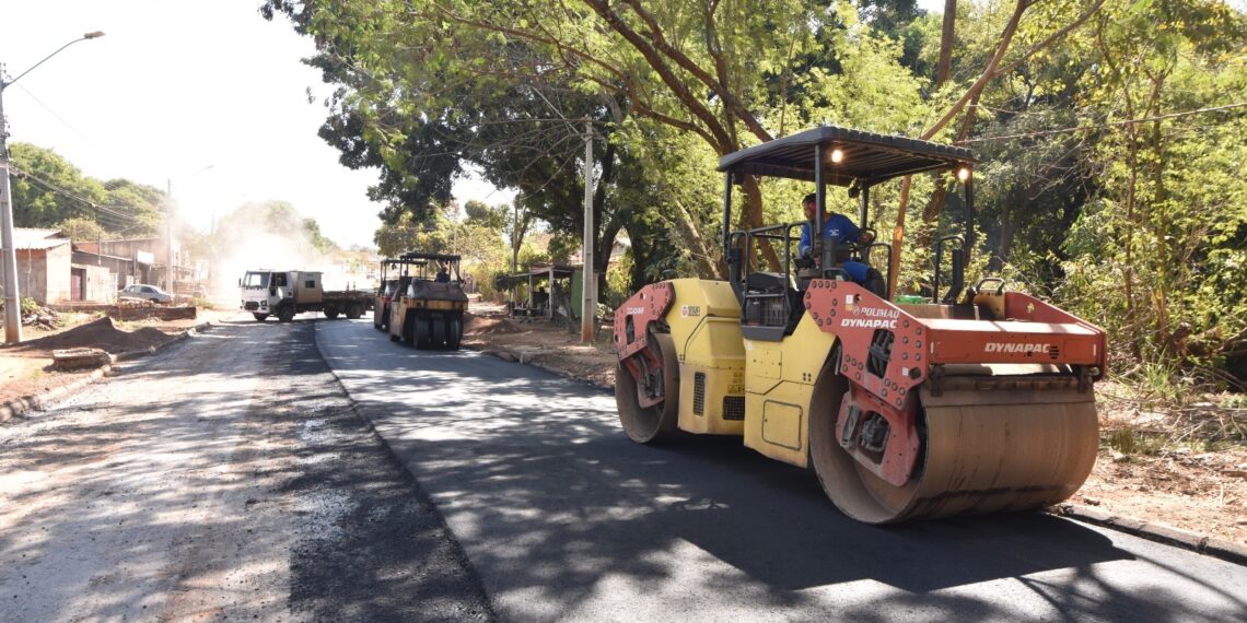 Revitalização viária avança em 47 ruas do Setor Pedro Ludovico