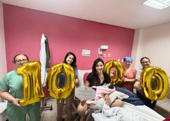 Maternidade Dona Íris celebra marco de mil partos após novo modelo de gestão