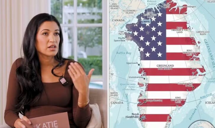 ‘Em breve’: aliada de Trump publica imagem da Groenlândia com bandeira dos EUA no dia do ataque à Venezuela