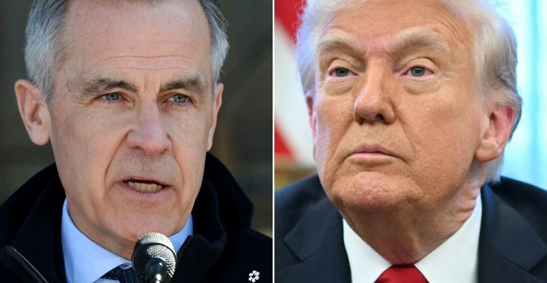 Trump revoga convite ao Canadá em conselho de paz após discurso crítico de Carney em Davos