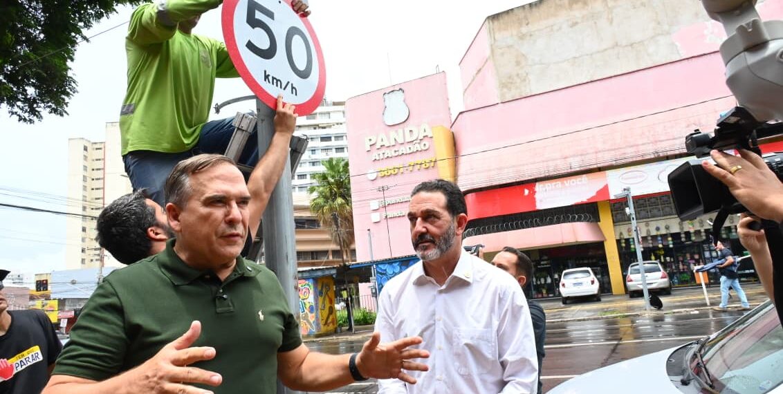 Goiânia ajusta limite de velocidade no Centro