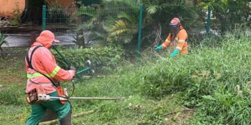 Goiânia intensifica força-tarefa de poda de gramado