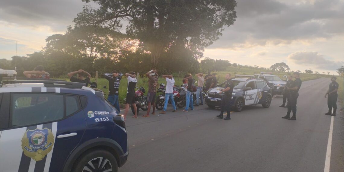 Operação integrada apreende motocicletas em Senador Canedo