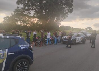 Operação integrada apreende motocicletas em Senador Canedo