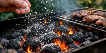 Truque do churrasco: por que colocar sal no carvão pode ajudar a controlar o fogo