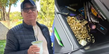 Neto percorre 670 km, executa avô e é preso com ouro roubado no Paraná