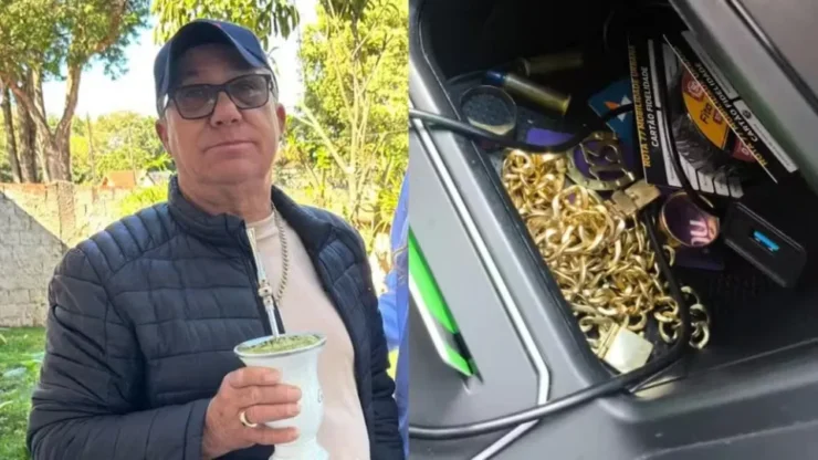 Neto percorre 670 km, executa avô e é preso com ouro roubado no Paraná