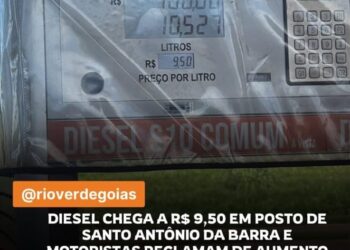 Diesel a R$ 9,50 surpreende motoristas em posto do interior de Goiás