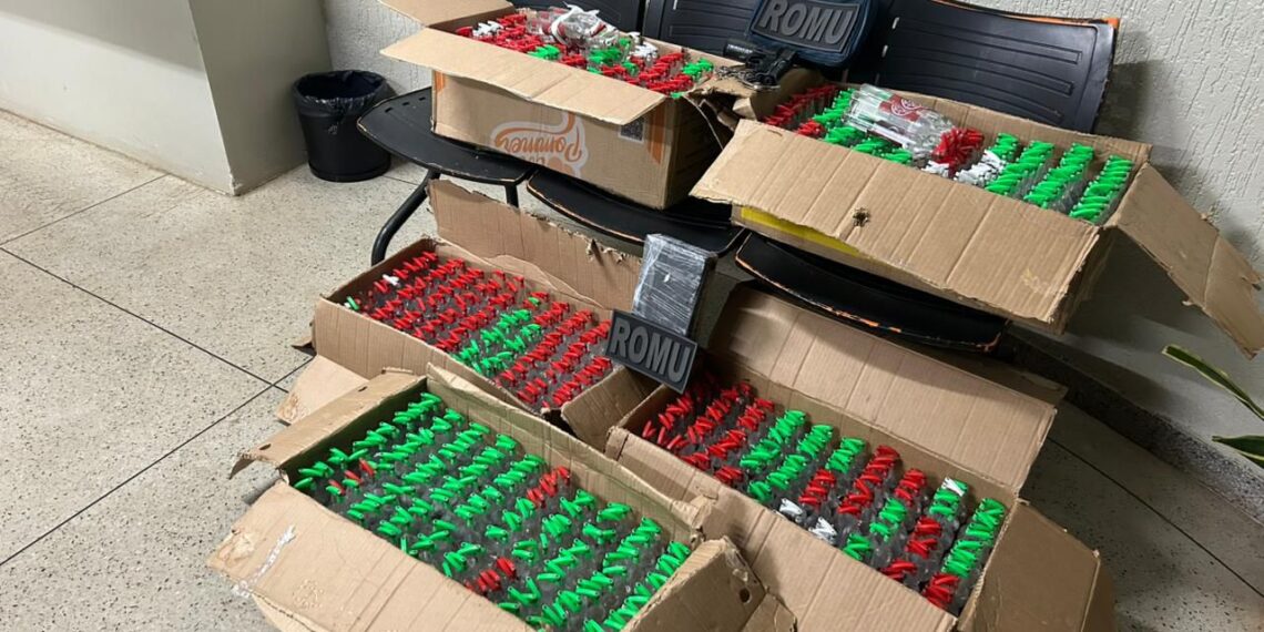 ROMU desmonta esquema de distribuição de lança-perfume e prende trio em Aparecida