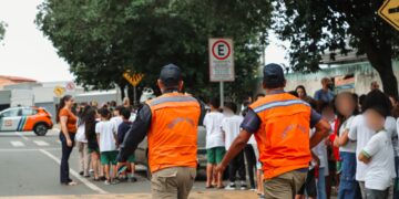 Senador Canedo: Defesa Civil realiza exercício de evacuação em unidade escolar